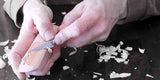 The Upswept Detail wood carving knife has a almost chisel type edge.