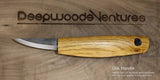 Sloyd Bushcraft Knife with an Oak Handle